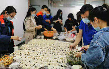 濃情冬至，其樂融融，銳天團(tuán)隊與客戶共度佳節(jié)